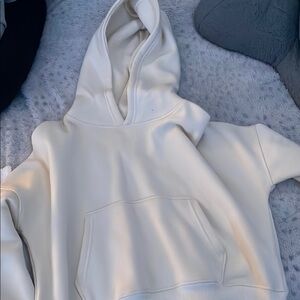 Women's Cream Hoodie Sweater